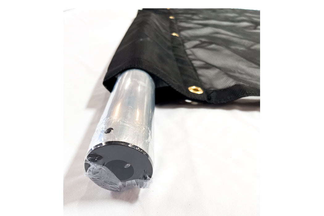 Dump Truck/Trailer Heavy-Duty MESH TARP for roller bar systems (manual and electric).