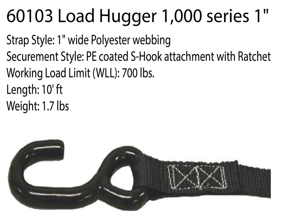 S-Hook Tie Down Straps (LiftAll).
