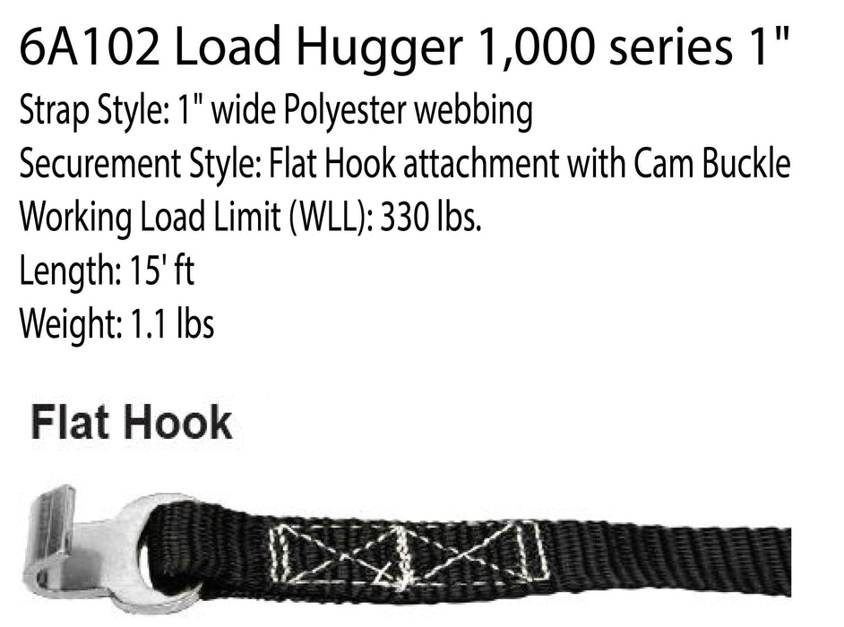 Flat Hook Tie Down Straps (LiftAll).