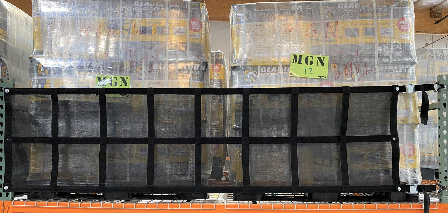 Gladiator Warehouse Rack Safety Net 25" x 88".