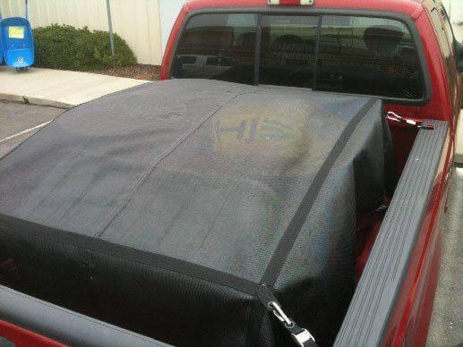 Rip-proof Mesh Tarp.