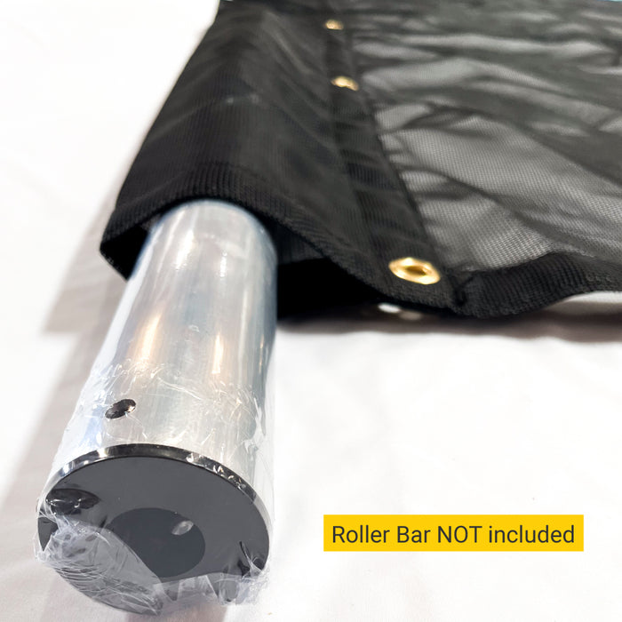 Dump Truck/Trailer Heavy-Duty MESH TARP for roller bar systems (manual and electric)