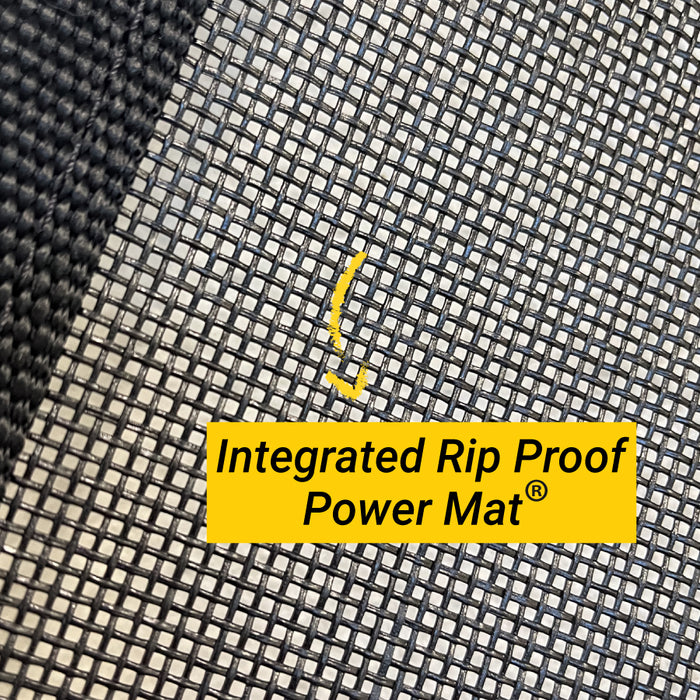 Dump Truck/Trailer Heavy-Duty MESH TARP for roller bar systems (manual and electric)