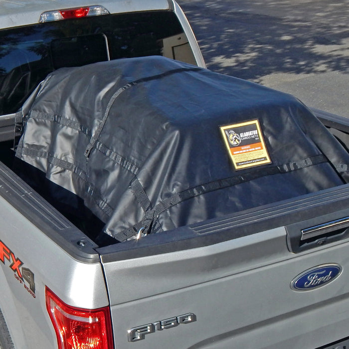 Waterproof Cargo Net securely covering and protecting cargo, keeping it safe and dry during transport.