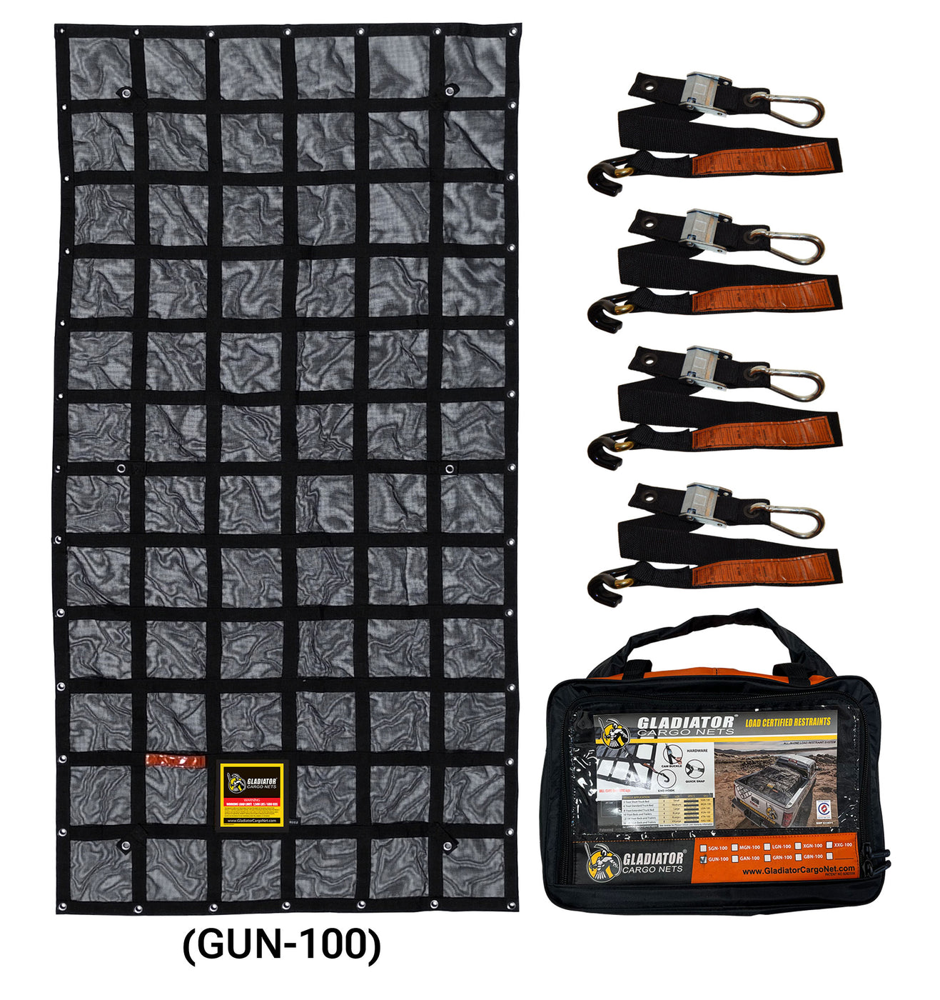 Roof Rack Cargo Net — Gladiator Cargo Nets | Heavy Duty Truck Cargo Net