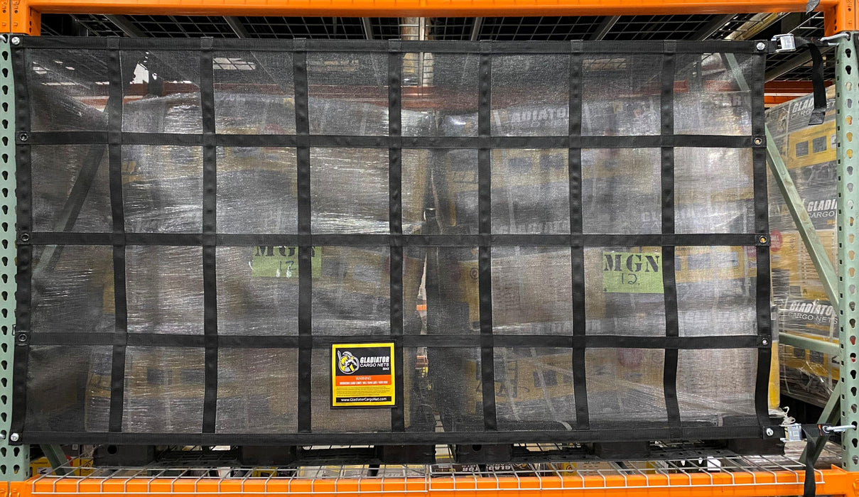 Gladiator Warehouse Rack Safety Net 48" x 88"