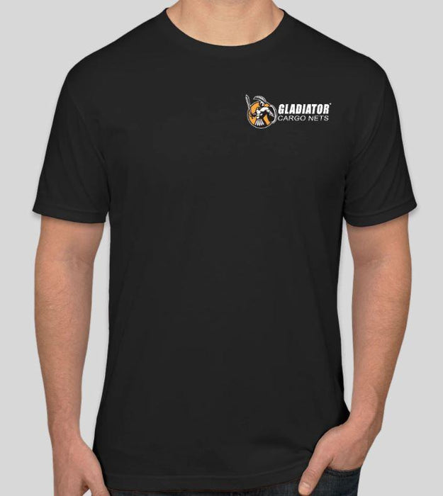 Short Sleeve Gladiator T-Shirt -Black