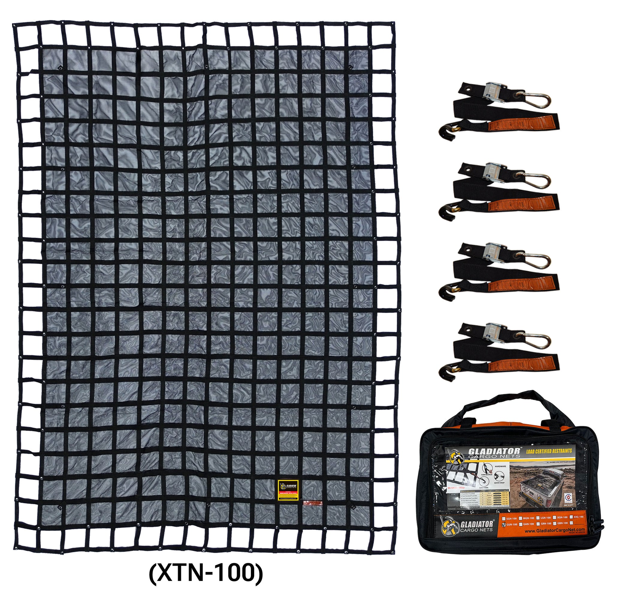 Gladiator Cargo Net — Gladiator Cargo Nets | Heavy Duty Truck Cargo Net